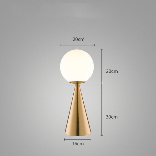Scandinavian Contemporary Vertical Bedside Nightstand Light