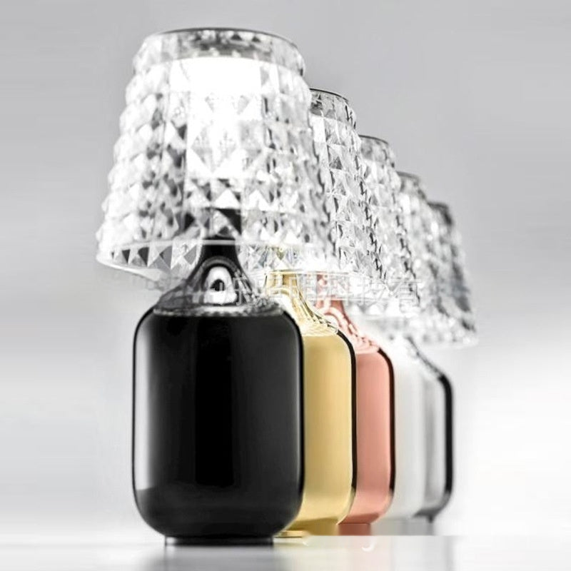 Chic Lounge Bedside Light Elegant Italian Artisan Mosaic Accent Lamp