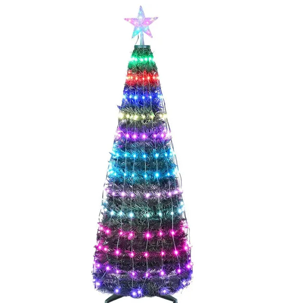 Smart LED Foldable Holiday Tree Lights App Remote IP65 Weatherproof