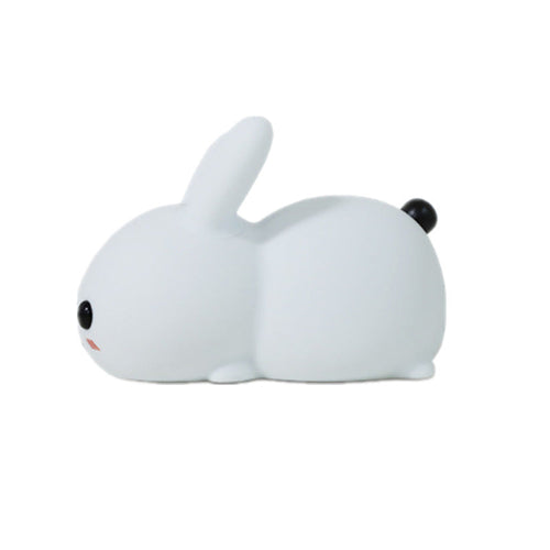 Colorful Rabbit Silicone Night Light Led Cute Charging Jade Rabbit
