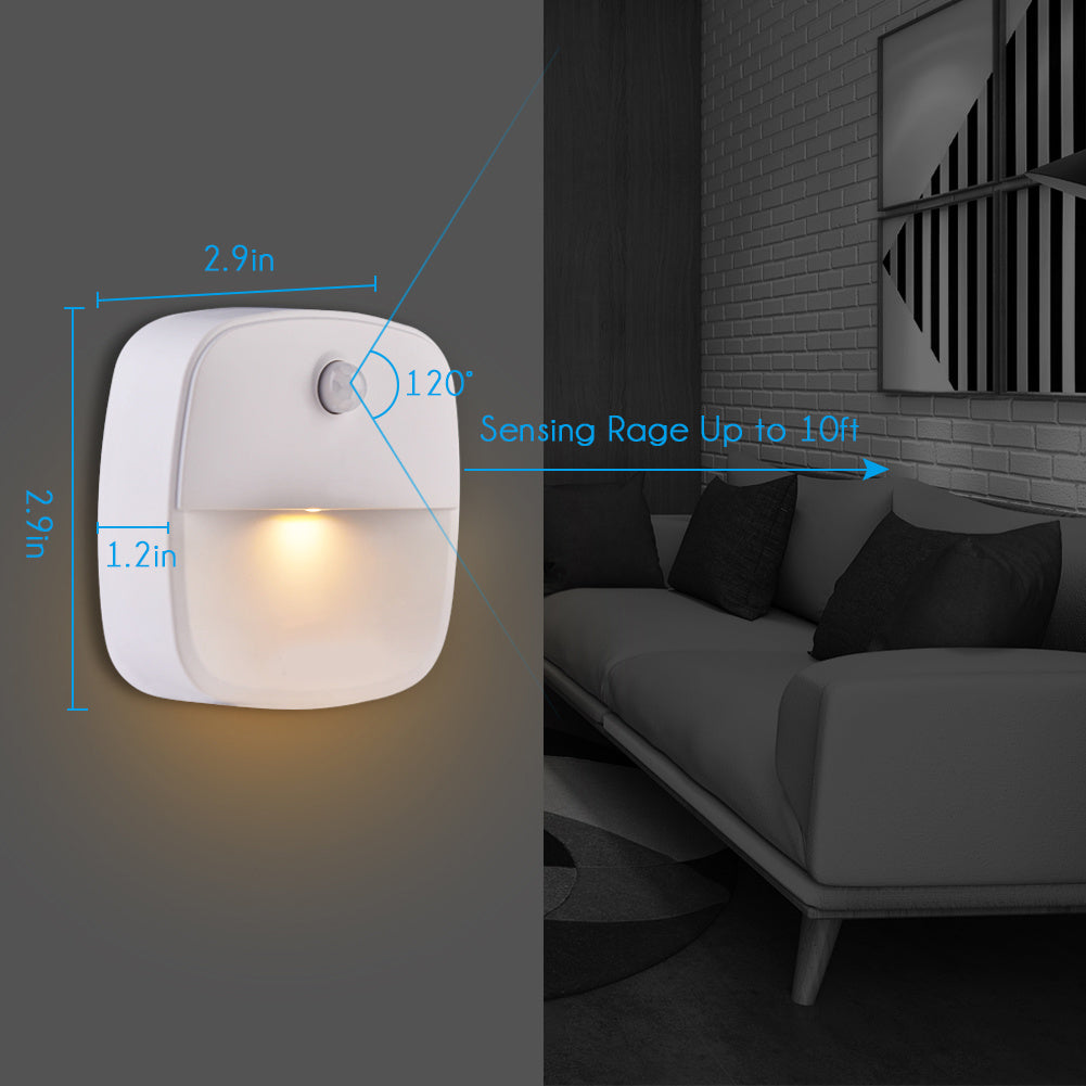 Motion Sensor Light, Veshow Battery Powered Night Light, Stick on LED