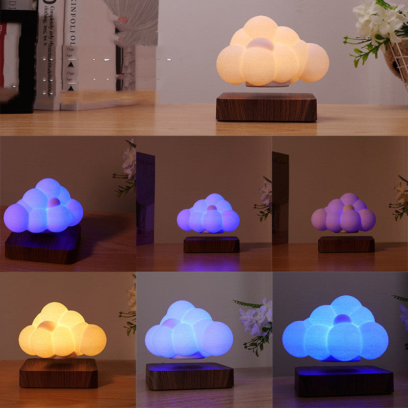 Novelty Night Light Magnetic Levitation Cloud Lamp Creativity Floating