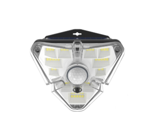 Motion-sensing water-resistant LED wall lamp