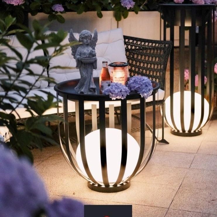 Weatherproof Garden Light Patio Arbor Accent Coffee Table Lamp