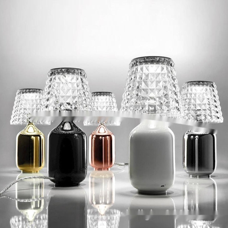 Chic Comfortable Italian Designer Mosaic Nightstand Light for Living