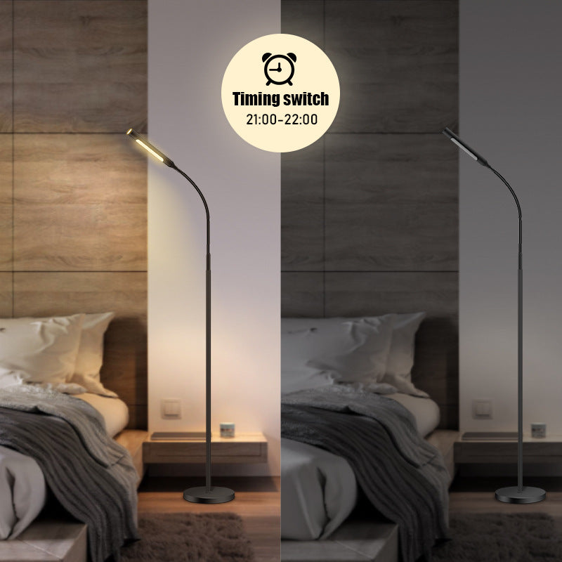 Adjustable Floor Light for Sofa with Warm Glow and Height Control