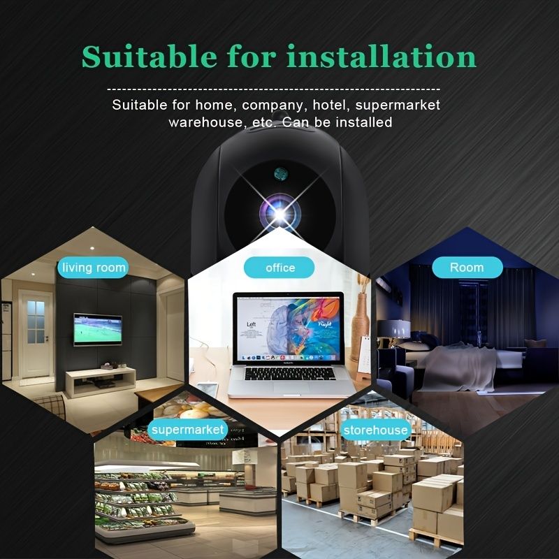 NEW HD 1080P WiFi Smart Net Night Vision Camera 350¡ã Wireless WiFi IP